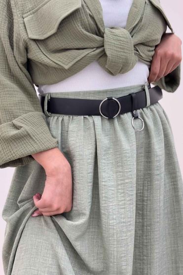 دامن بلند کمر پلدار شانتون راهدار