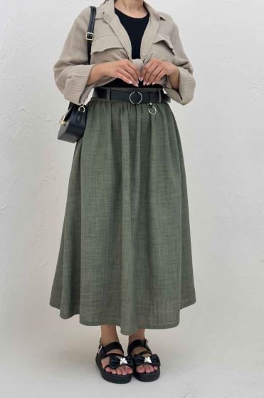 دامن بلند کمر پلدار شانتون راهدار