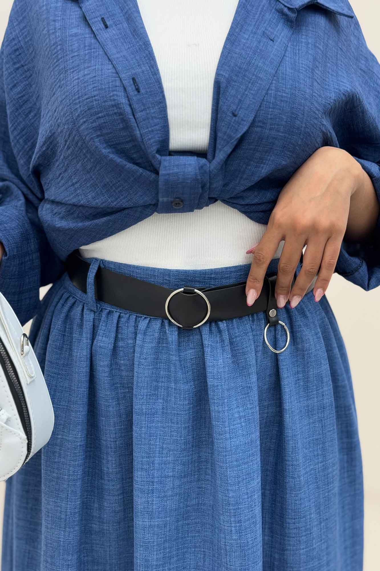 دامن بلند کمر پلدار شانتون راهدار