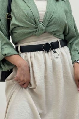 دامن بلند کمر پلدار شانتون 