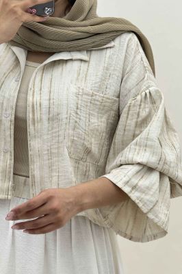 ست شومیز و دامن پرینتی کد 6