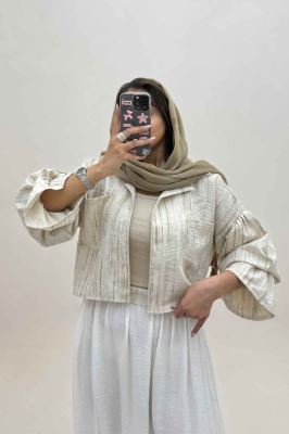 ست شومیز و دامن پرینتی کد 6