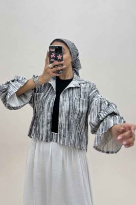 ست شومیز و دامن پرینتی کد 6