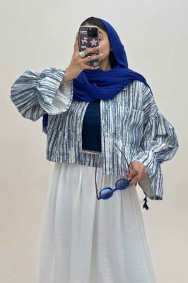 ست شومیز و دامن پرینتی کد 6