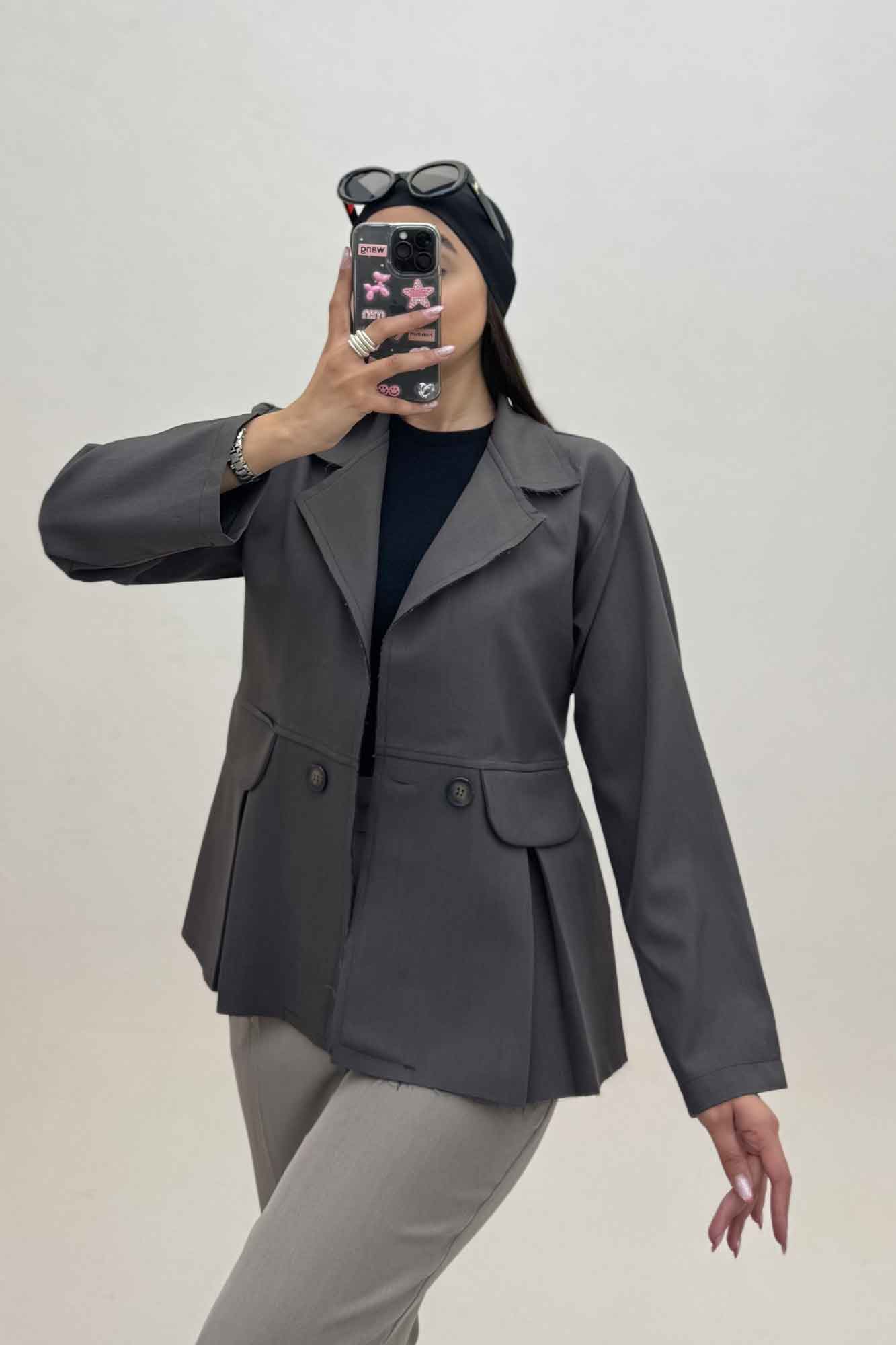 کت بزیاق دو جیب پیله