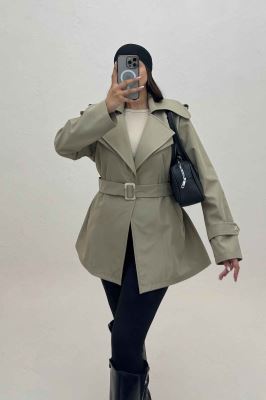 ترنچ کت سانتانا پشت چتری