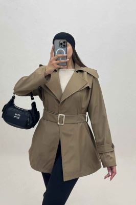 ترنچ کت سانتانا پشت چتری