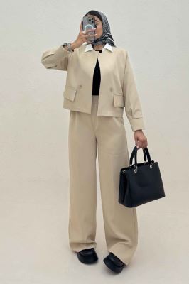 ست کت و شلوار مازراتی جیب نما ملیرا