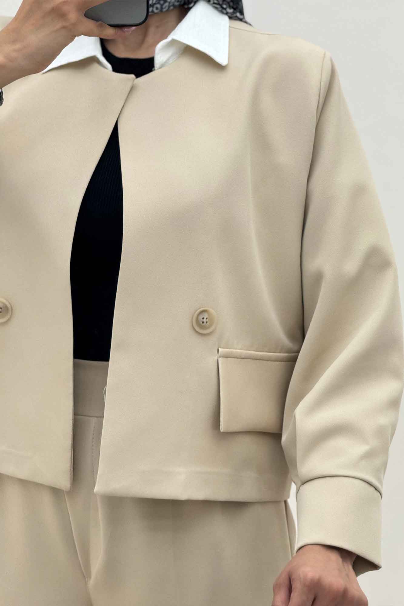 ست کت و شلوار مازراتی جیب نما ملیرا