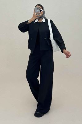 ست کت و شلوار مازراتی جیب نما ملیرا