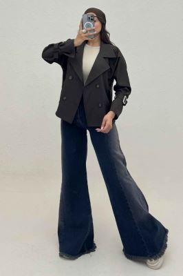 کت سانتانا آستین سگک چهار دکمه