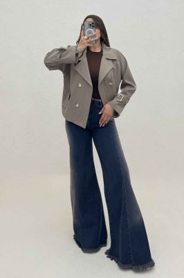 کت سانتانا آستین سگک چهار دکمه