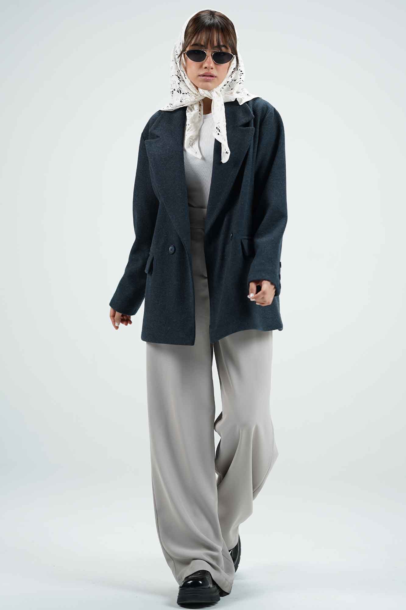 پالتو فوتر سه جیب آستردار آدیا