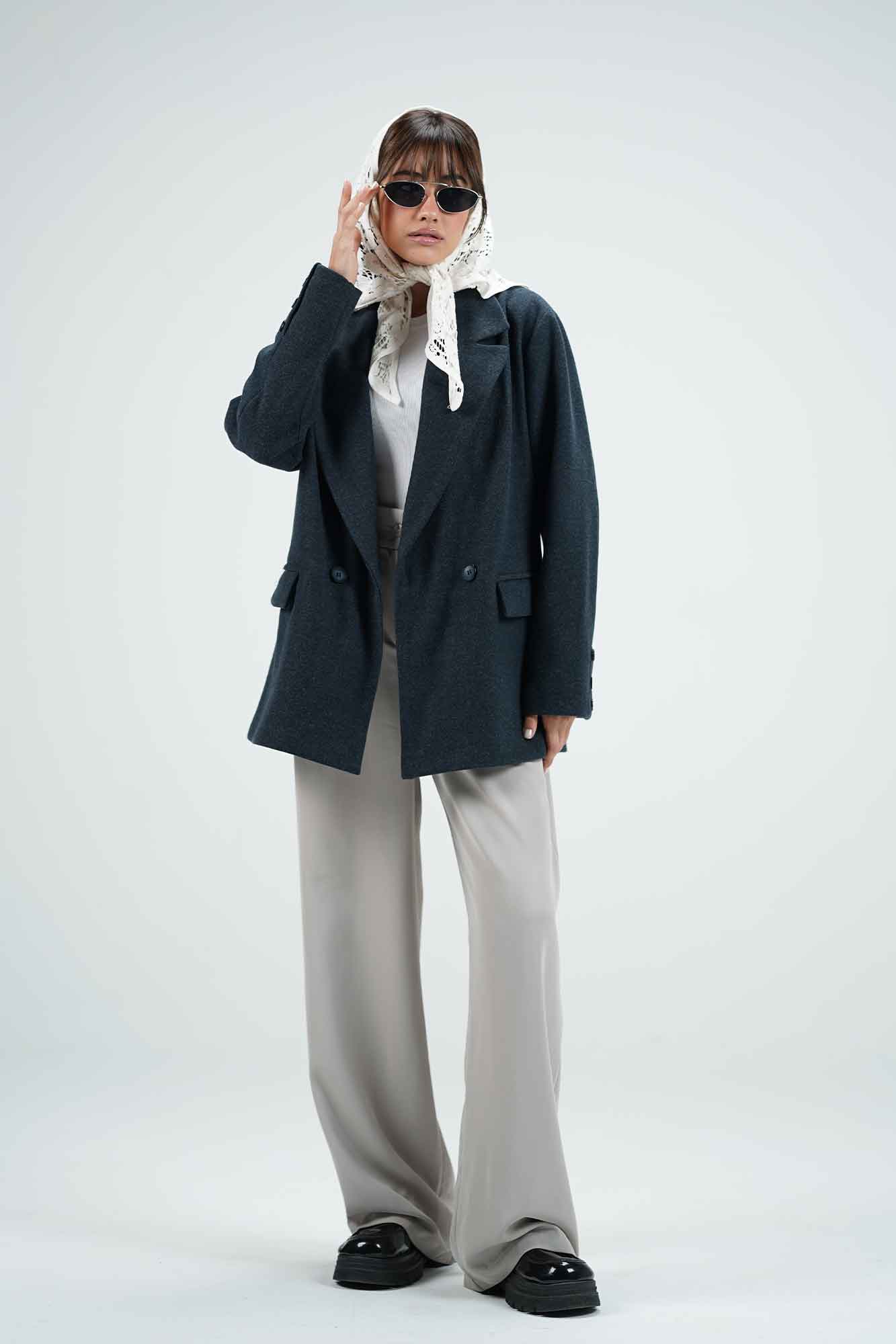 پالتو فوتر سه جیب آستردار آدیا