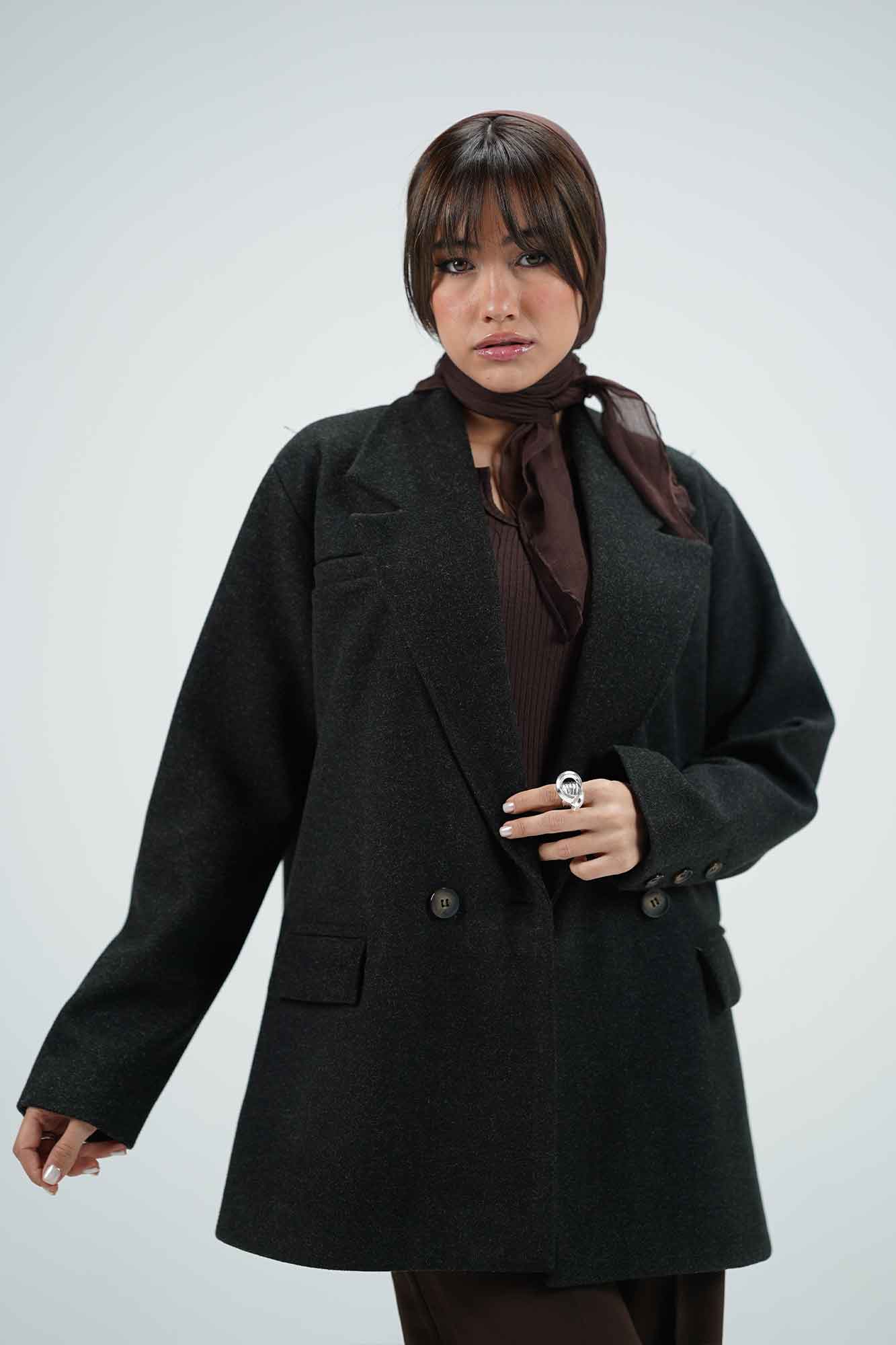 پالتو فوتر سه جیب آستردار آدیا