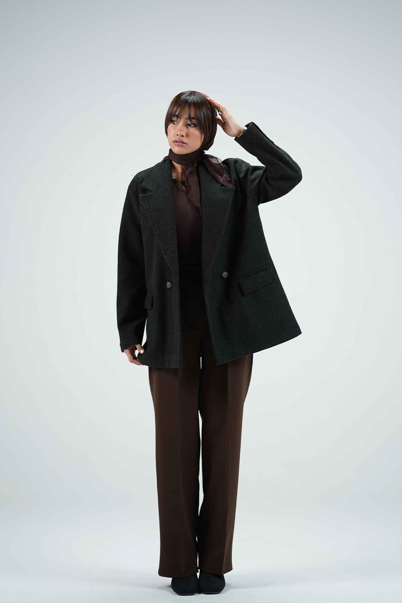 پالتو فوتر سه جیب آستردار آدیا