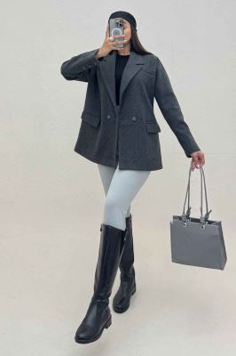 پالتو فوتر سه جیب آستردار آدیا