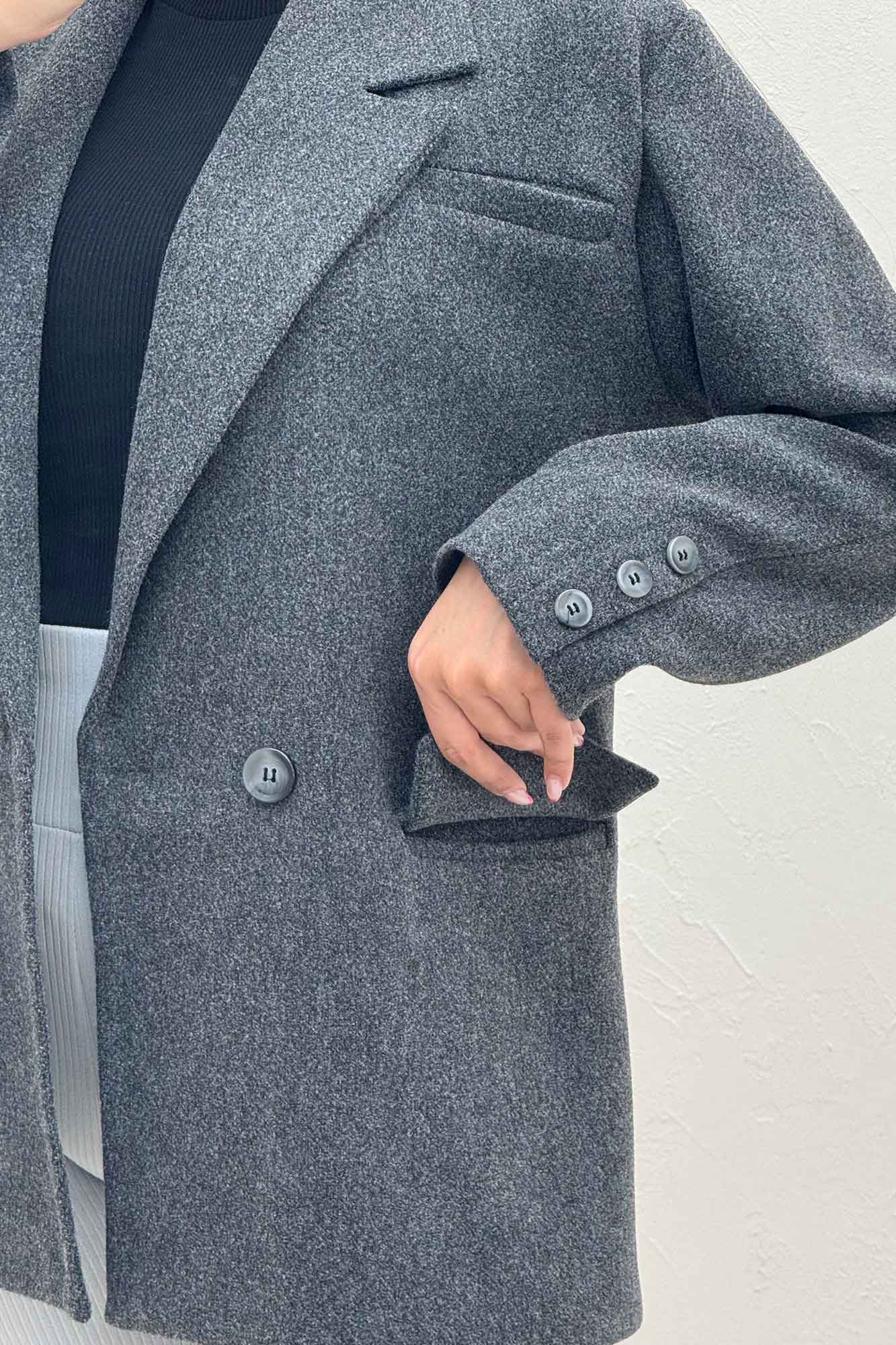 پالتو فوتر سه جیب آستردار آدیا