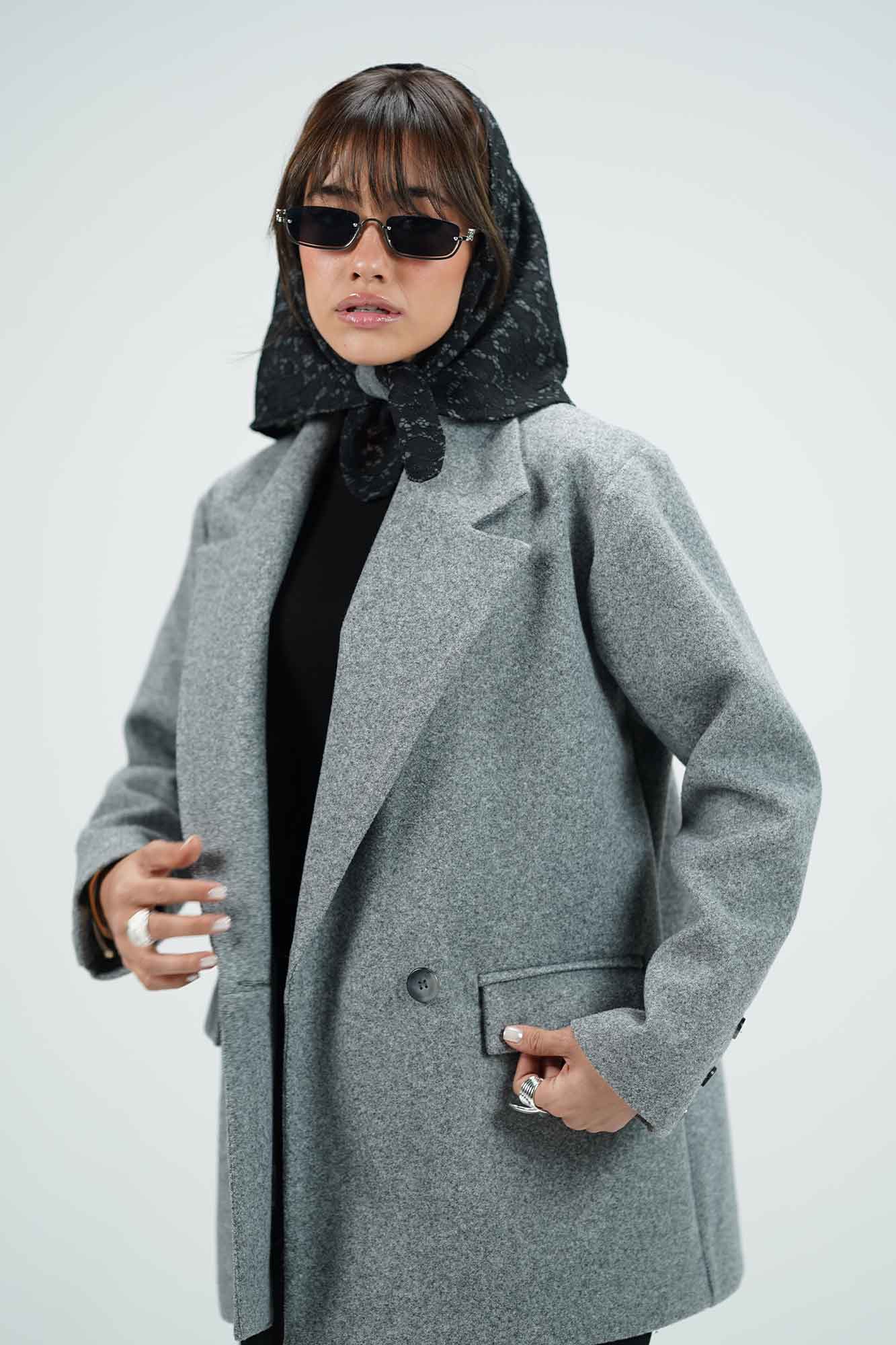 پالتو فوتر سه جیب آستردار آدیا