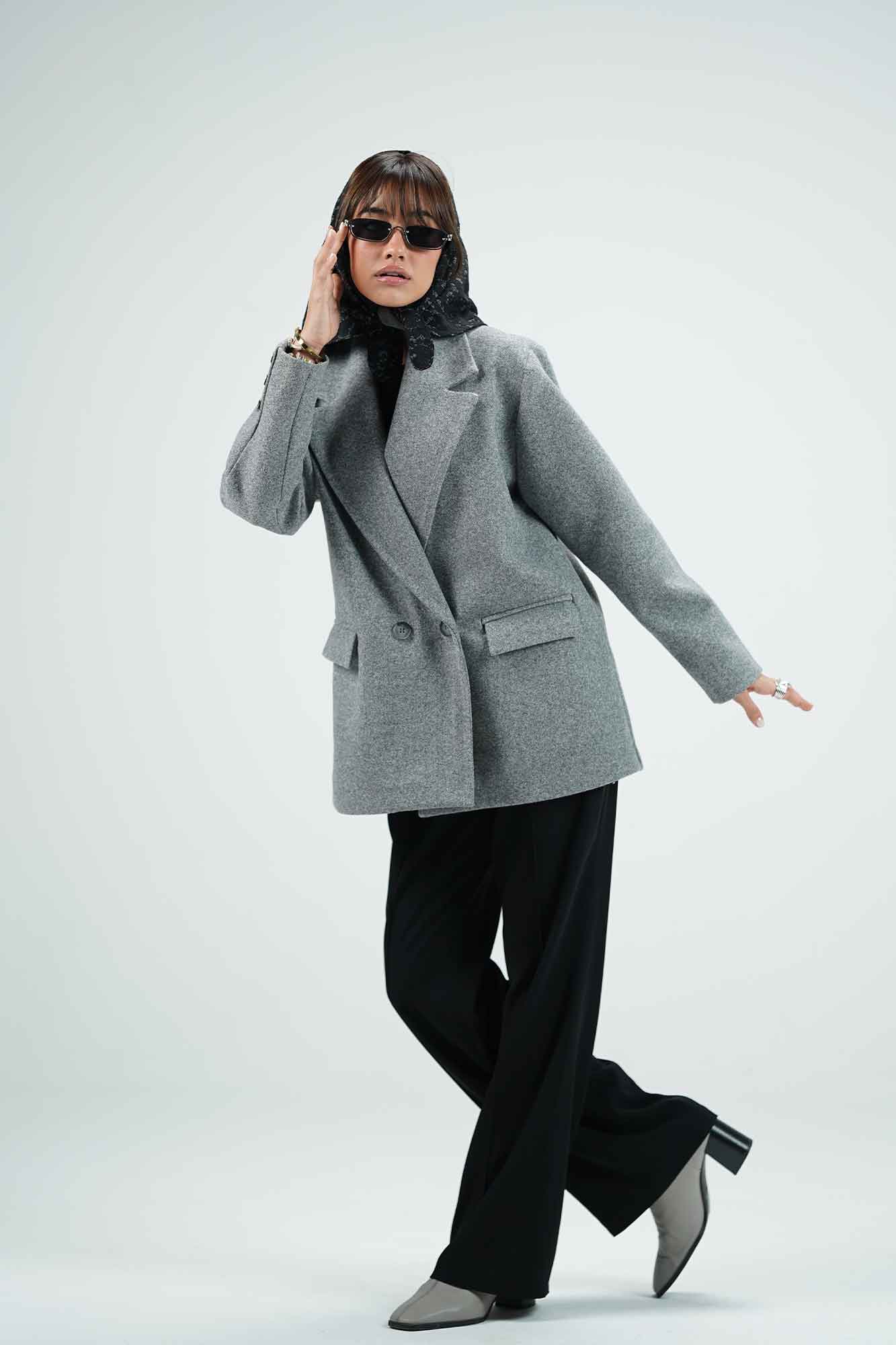 پالتو فوتر سه جیب آستردار آدیا