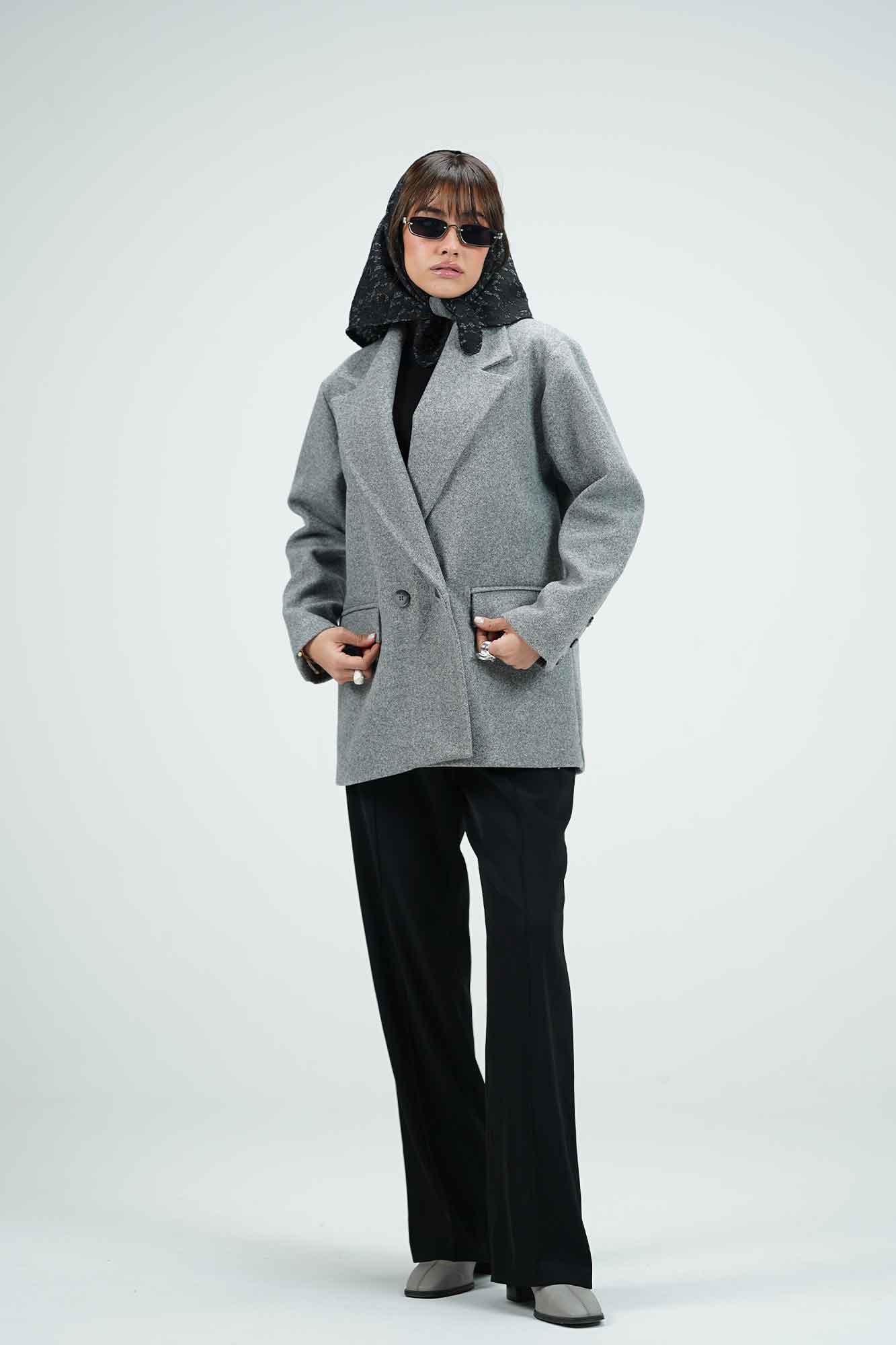 پالتو فوتر سه جیب آستردار آدیا