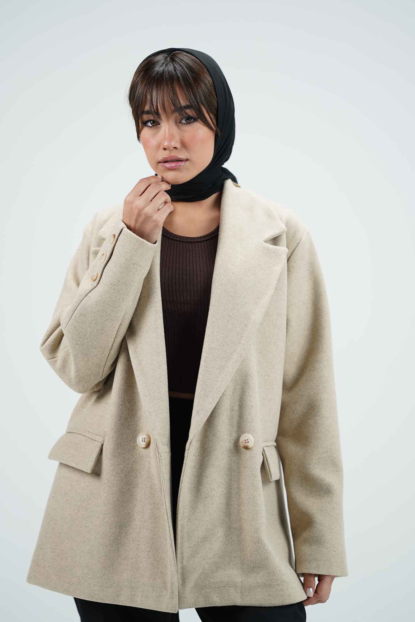 پالتو فوتر سه جیب آستردار آدیا