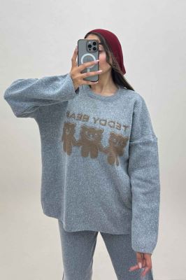 ست دورس و شلوار بافت سه خرس 419