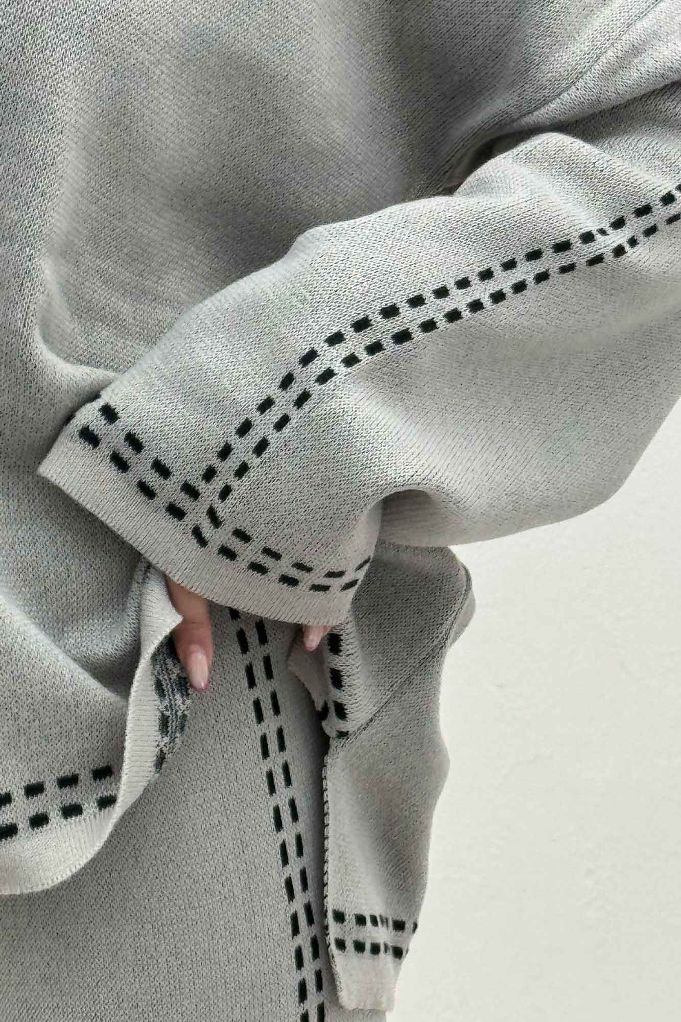 ست دورس و شلوار بافت لش پرفراژ  406