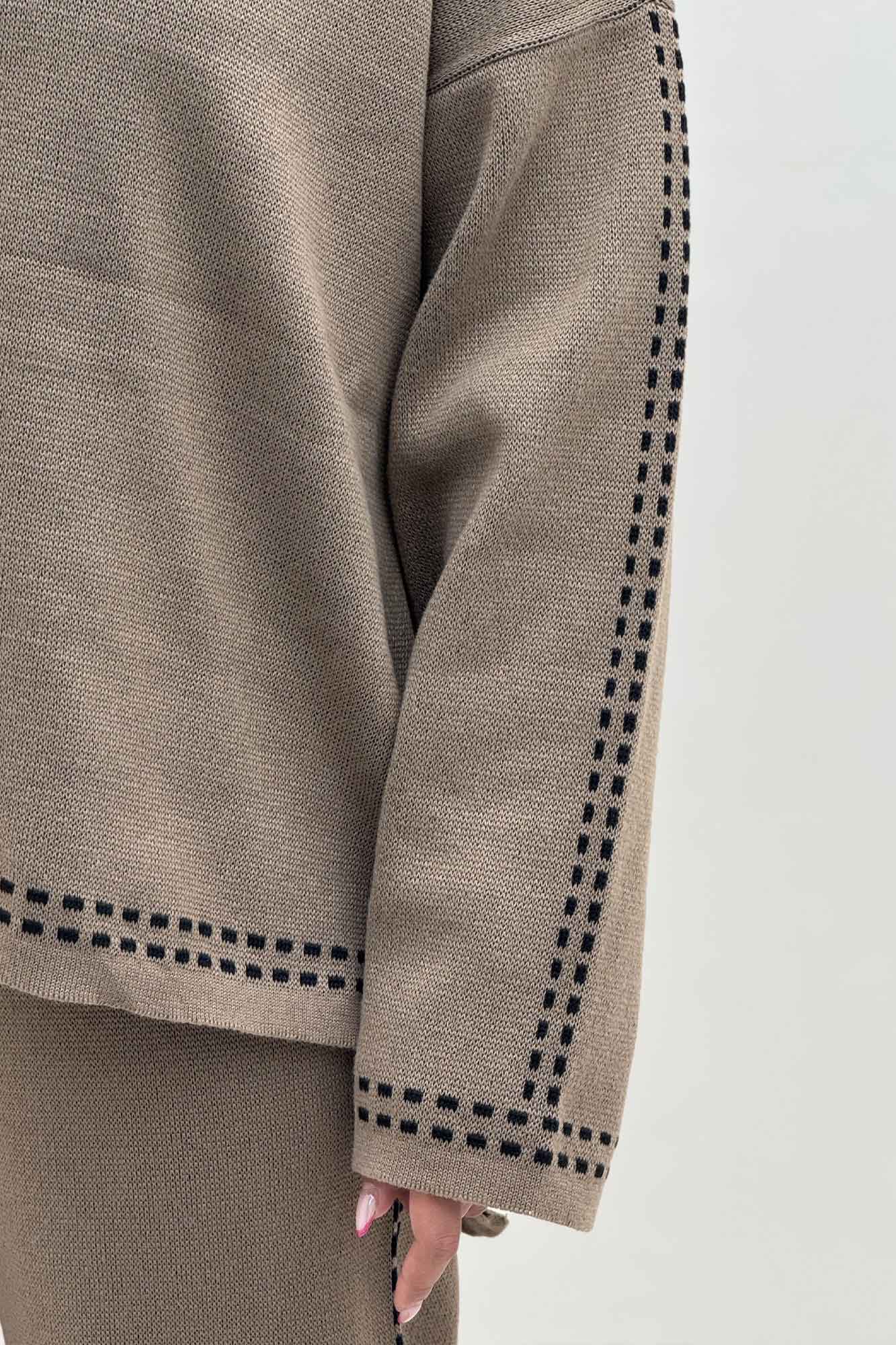 ست دورس و شلوار بافت لش پرفراژ  406