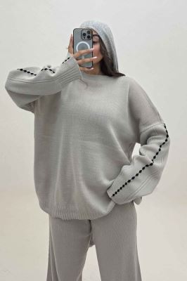 ست دورس و شلوار بافت 404