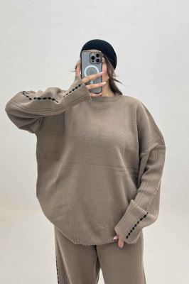 ست دورس و شلوار بافت 404