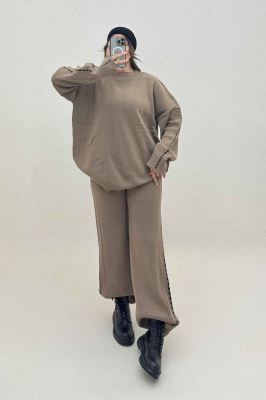 ست دورس و شلوار بافت 404