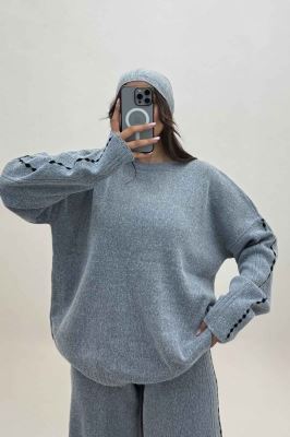 ست دورس و شلوار بافت 404