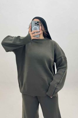 ست دورس و شلوار بافت 404