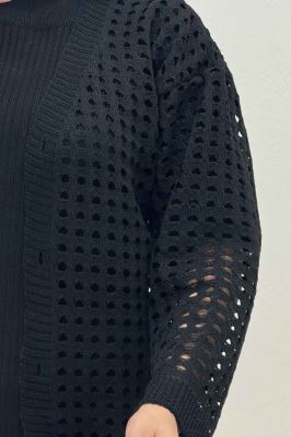 ست کت و سارافن پنجره ای بافت