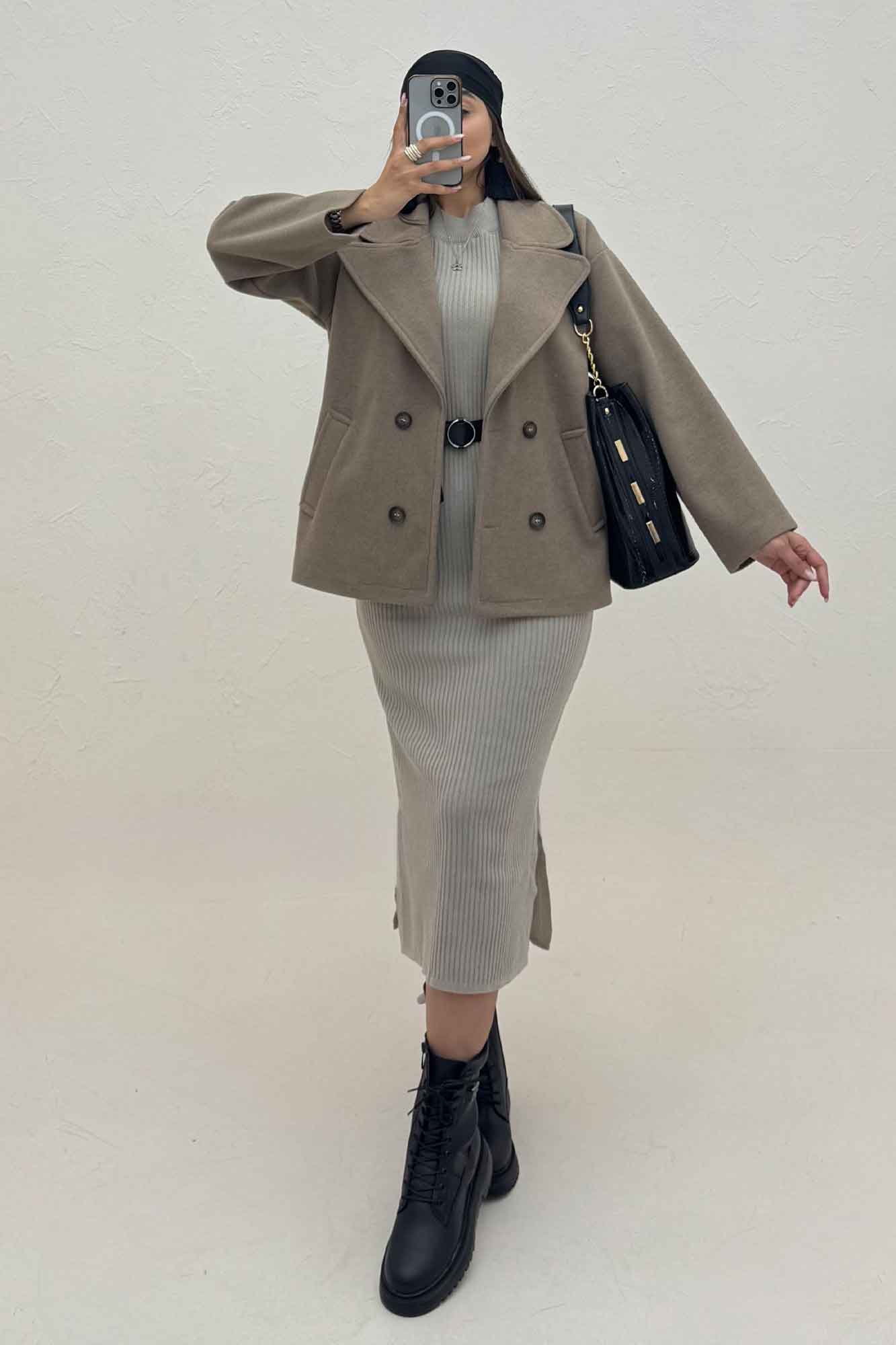 کت فوتر چهار دکمه لیورا