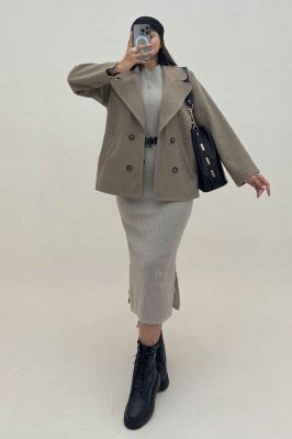 کت فوتر چهار دکمه لیورا