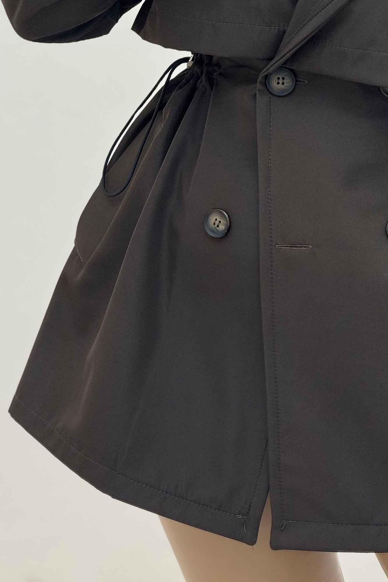 ترنچ کت کمرگت دار سانتانا