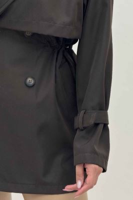 ترنچ کت کمرگت دار سانتانا