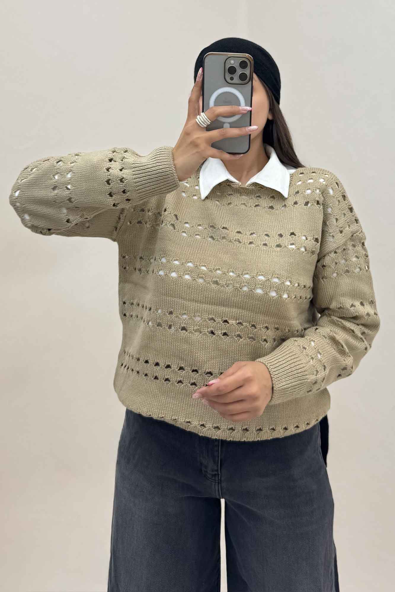 بلوز بافت موازی کد 441