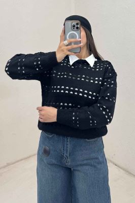 بلوز بافت موازی کد 441