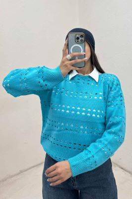 بلوز بافت موازی کد 441