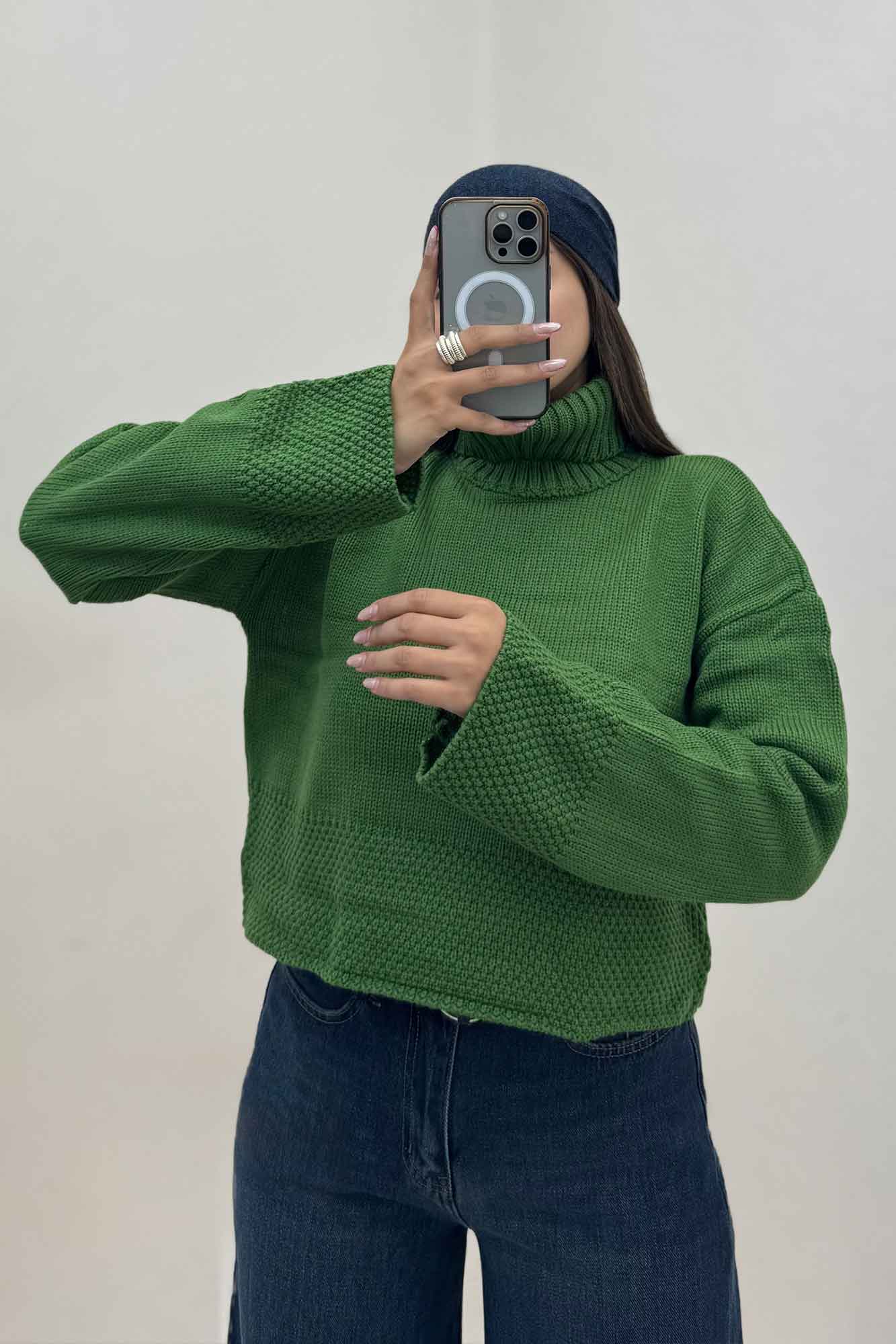 بلوز بافت یقه اسکی کد 466