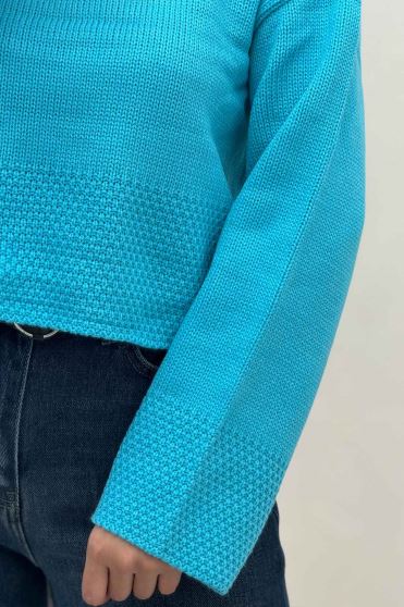 بلوز بافت یقه اسکی کد 466