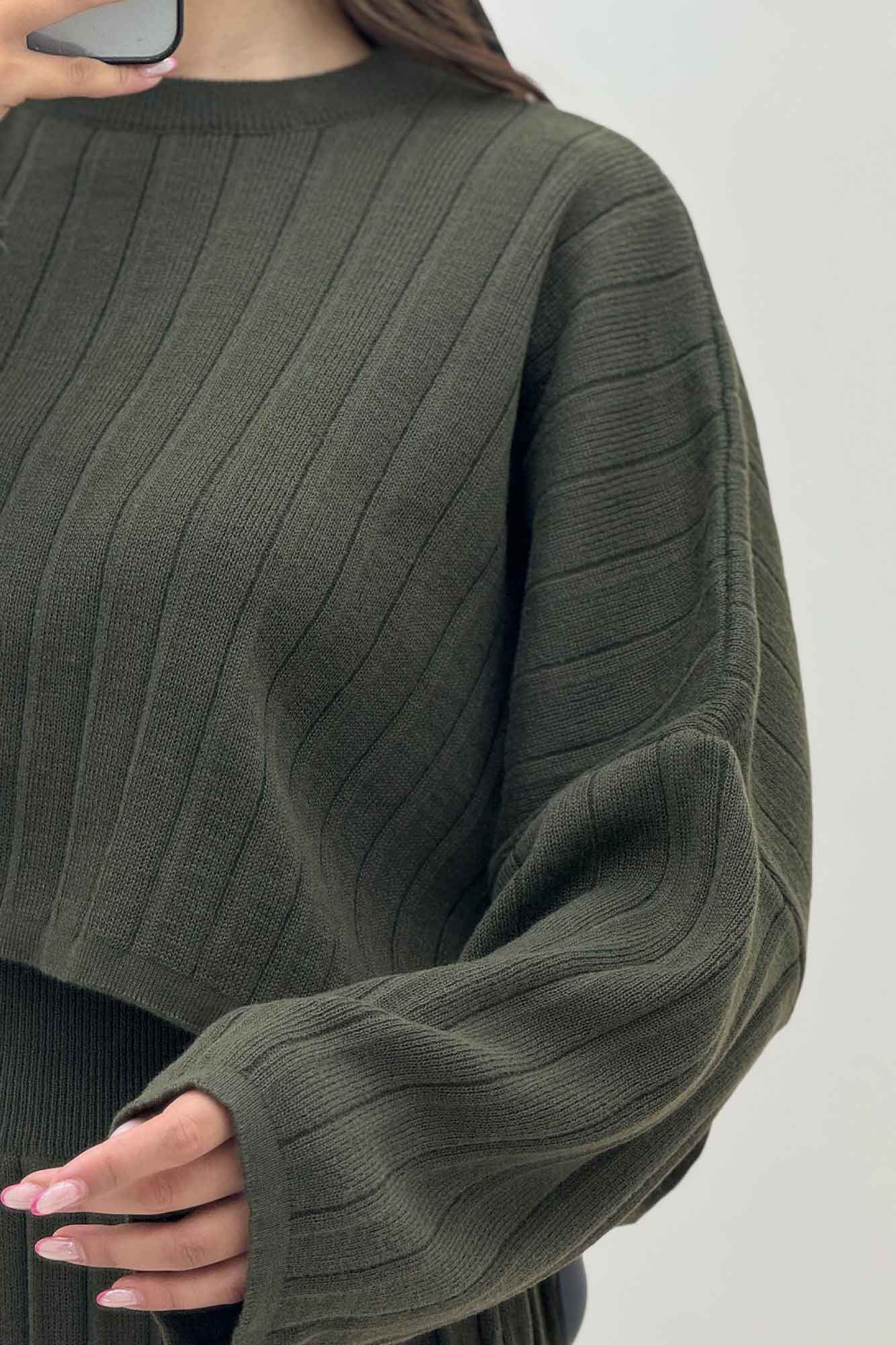 ست رویه و دامن بافت 