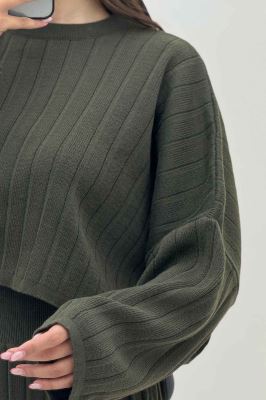 ست رویه و دامن بافت 