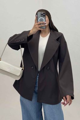 کت سانتانا یقه انگلیسی دودکمه