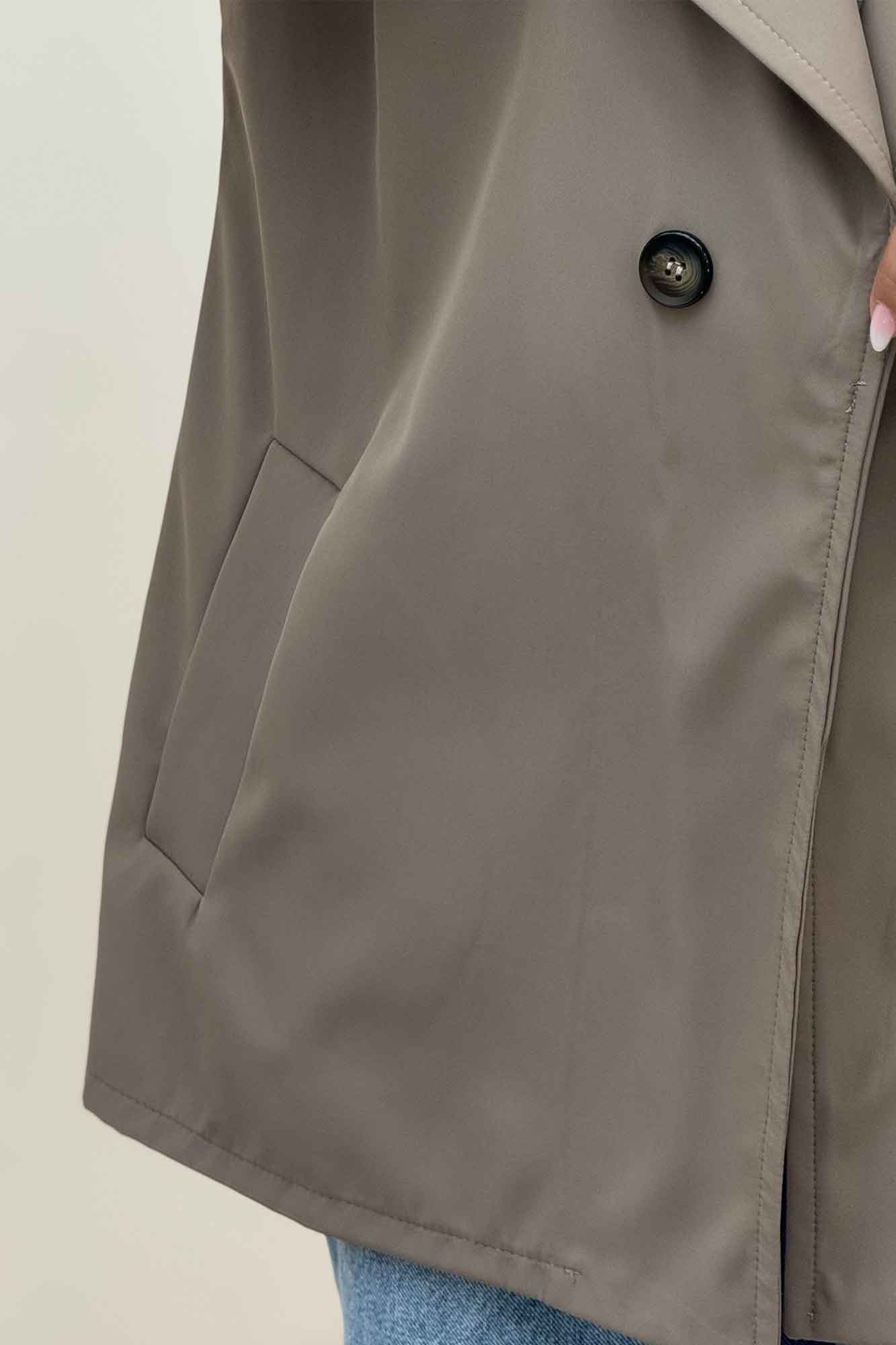 کت سانتانا یقه انگلیسی دودکمه