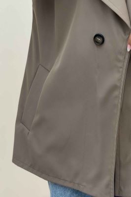 کت سانتانا یقه انگلیسی دودکمه