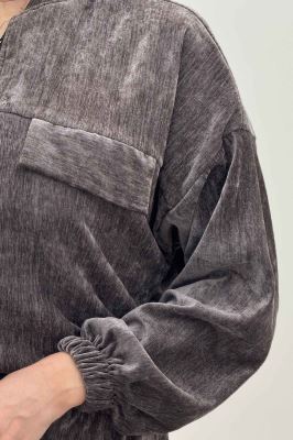 ست سویشرت و شلوار مخمل اویشو